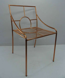 Chaises en métal de salle à manger, salon et hôtels - Product Image 1