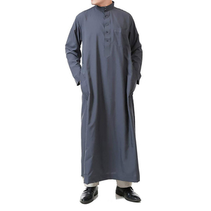 Ropa Islámica para Hombre, Túnicas Árabes, Vestido Musulmán, Moda Saudí, Ropa Árabe, Traje Jubba Thobe, Logotipo Personalizado - Product Image 3