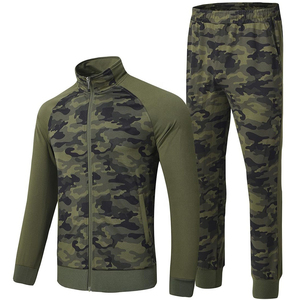 OEM Service <b>Men's</b> Hooded Solid Zipper Tracksuit Custom Made Jogging High Quality Breathable Quick Dry Lightweight 100% Cotton - Product Image 1