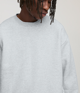 Sweat-shirt streetwear personnalisé à imprimé 3D en relief, coupe décontractée, manches longues, séchage rapide, doublure polaire, hiver, sans capuche - Product Image 2