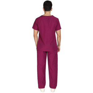 OEM Service High Quality Men Nurse Doctors <b>Scrub</b> <b>Sets</b> In Low MOQ Top Sale Breathable Hospital <b>Scrub</b> For Men - Product Image 2