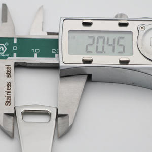 Deslizador de Cremallera con Logotipo Dorado OEM 2026 con Piedras de Circonia Cúbica o Diamantes de Imitación para Accesorios - Product Image 3