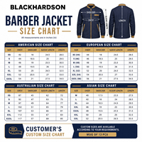 Veste de barbier pour homme, 180 GSM, polycoton gris, manches courtes, fermeture éclair sur le devant, uniforme, broderie personnalisée, impression à l'écran, transfert thermique