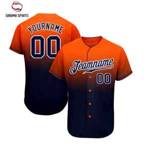 Maillot de baseball respirant personnalisé sur mesure avec impression numérique par sublimation, design sur mesure OEM - Product Image 1