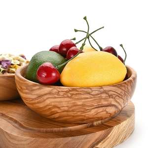 Tazón para Servir Ensaladas de Madera Ecológico Hecho a Mano - Color Natural, Apto para Lavavajillas y No Tóxico - Product Image 4