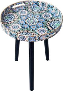 โต๊ะกาแฟสไตล์มินิมอลสมัยใหม่ งานแฮนด์เมด โครงเหล็ก ท็อปไม้มะม่วง แบบซ้อนได้ ใช้เป็นโต๊ะข้าง โต๊ะรับประทานอาหาร สำหรับห้องนั่งเล่น - Product Image 2