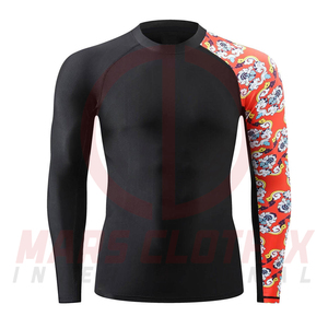 Direct Factory Supplier High Quality Rash Guard <b>For</b> Boys Wholesale Price <b>Men</b> Long Sleeve Rash Guard In Low MOQ - Product Image 2