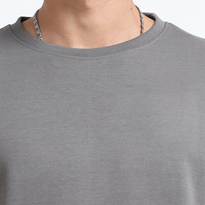 Conjunto de camiseta y pantalones cortos de verano para hombre, transpirable, de alta calidad y bajo precio, con logotipo y talla personalizados, conjunto de camiseta y pantalones cortos de algodón. - Product Image 6