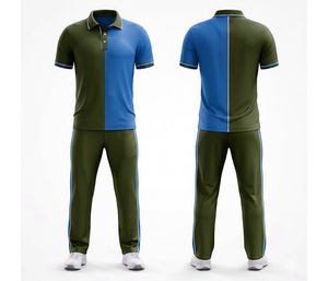 Conjunto de Uniforme de Cricket con Opciones de Diseño de Sublimación Ilimitadas |   Uniforme de Cricket para Hombres, Mujeres y Jóvenes, Camiseta Polo y Pantalones, Conjunto Completo para Equipo - Product Image 6