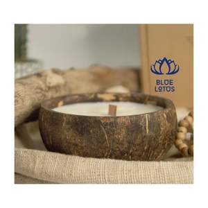Vela de Cáscara de Coco 2026 de Calidad Confiable, Cera de Quema Limpia para Relajación y Aromaterapia, Aroma Duradero, Artesanía Premium - Product Image 1