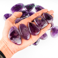 Vente chaude Naturel Trapiche Améthyste Lisse Forme Mixte Cabochon Pierre Précieuse En Vrac Pour La Fabrication De Bijoux Pierre Précieuse En Vrac De Haute Qualité