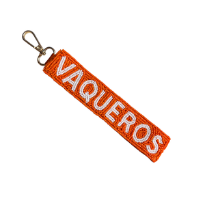 Porte-clés artisanal de qualité supérieure, perles colorées tissées, broderie de perles unique, style indien traditionnel, cadeau fait main en Inde - Product Image 5