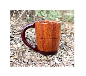 แก้วกาแฟไม้รักษ์โลก ทำมือจากไม้เนื้อแข็ง ดีไซน์เรียบง่ายแบบชนบท เหมาะสำหรับร้านกาแฟ - Product Image 3