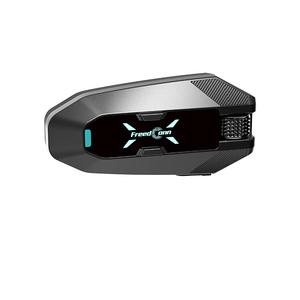 FreedConn FM10 Intercom Bluetooth Full Duplex Mesh pour <span class=keywords><strong>Moto</strong></span>, Casque Intercomunicador pour 24 Motards, Portée 1500m, Communication de Groupe - Product Image 1