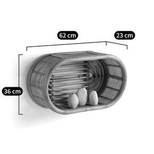 Estante de cocina de caña de ratán montado en la pared al por mayor, organizador hecho a mano, estantes colgantes decorativos de Vietnam para uso doméstico - Product Image 6