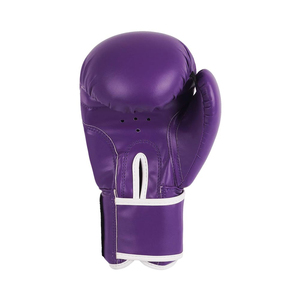 Gants d'entraînement de boxe en cuir PU de qualité supérieure, fabriqués en usine, bicolores, avec impression de logo personnalisé, équipement et protection de pointe, service OEM - Product Image 2