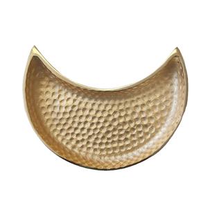 Plateaux en métal plateau martelé fait à la main plateau d'affichage de jeûne ornements de l'Aïd Al-Fitr décoration de fête musulmane - Product Image 1