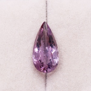 Ametyste violette naturelle certifiée GIA, taille poire, pierre précieuse non montée, 11 carats |   Fabrication de bijoux faits à la main en gros - Product Image 3