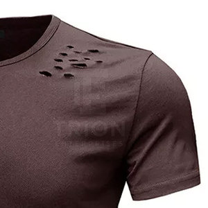 T-shirt déchiré de haute qualité au design tendance à vendre – Collection 2026 – T-shirts décontractés de style classique en ligne - Product Image 6