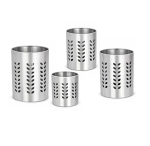 Stainless Steel Spoon Holder For Restaurant Kitchen Spoon <b>Fork</b> Knife Storage Utensils Cutlery Holder - Product Image 2