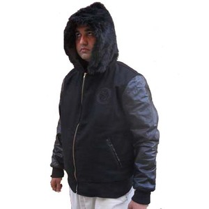 Blouson universitaire réversible en laine de baseball personnalisé, style Letterman, respirant, avec logo brodé fini, qualité supérieure - Product Image 1