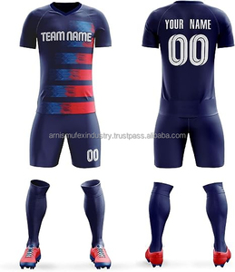 Uniforme de Fútbol de Manga Corta Transpirable, Ecológico y Ligero para Adultos Unisex, Sublimado de Alta Calidad, en Oferta - Product Image 1