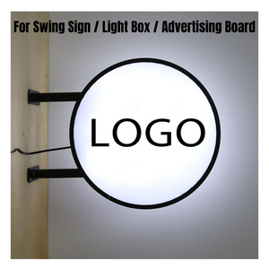 <b>Custom</b> Round LED Hanging Acrylic Lightbox Menu <b>Sign</b> for Cafe, Restaurant & Shop Entrance - Product Image 4