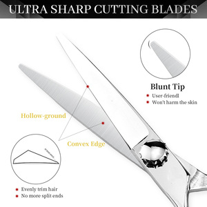 7.0 Inch New Fashion Design Beauty Barber salon <b>Scissors</b> Flat <b>Scissors</b> Tooth Hair <b>Scissors</b> - Product Image 1