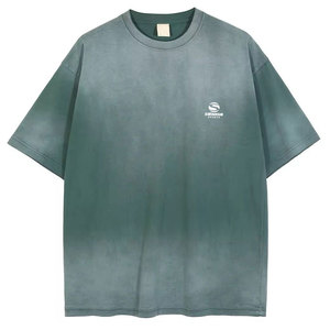 Crew Neck <b>Vintage</b> Washed T Shirt Oversized Fit Drop Shoulder Cotton Casual Streetwear Top Boxy Fit Drop Shoulder <b>Vintage</b> <b>Tee</b> - Product Image 2