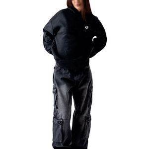 Sweat-shirts à capuche surdimensionnés tendance pour femmes, personnalisables avec logo, en molleton, vente en gros, marque privée, États-Unis - Product Image 5