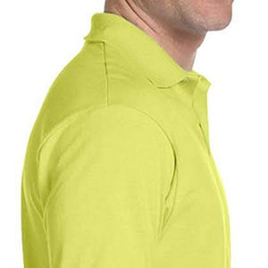 Chemises pour hommes personnalisées en gros avec logo, design vierge, tricotées, numériques, en polyester/coton, séchage rapide, style anglais, service OEM - Product Image 5