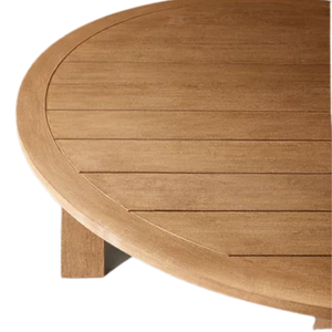 Luxury Modern <b>Outdoor</b> Dining <b>Table</b> Solid Teak Elegant <b>Round</b> Design Premium Durable Construction for Hotel Resort Furniture - Product Image 3