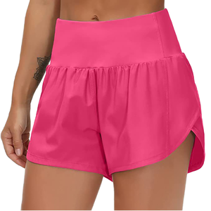 Falda corta deportiva de alta calidad para mujer, pantalones cortos de yoga de cintura alta con ropa interior, OEM - Product Image 1