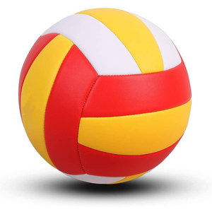 Balón de voleibol de playa cosido a máquina de cuero PU suave de alta calidad personalizado, color y logotipo personalizados. - Product Image 2