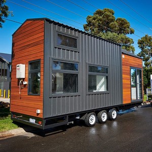 บ้านสำเร็จรูปเหล็กโครงสร้างทันสมัยหรูหรา บ้านเคลื่อนที่แบบโมดูลาร์ขนาดเล็ก บ้านพักตากอากาศสำเร็จรูปสำหรับอยู่อาศัย รีสอร์ท หรือสำนักงาน - Product Image 1