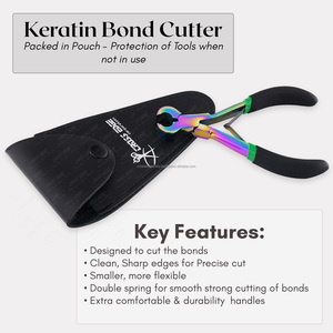 Meilleur outil d'extension de cheveux de liaison de kératine Outil de coupe de liaison de kératine robuste Outil de coupe de liaison de fusion en acier inoxydable - Product Image 4