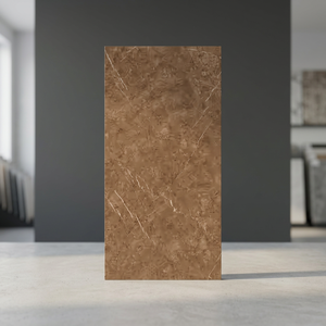 Carreaux de sol et de mur en porcelaine émaillée polie Indic Brown 800x1600mm en gros, avec garantie à vie et épaisseur de 10 mm - Product Image 2