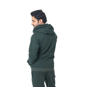 Ensemble de survêtement unisexe décontracté et respirant à séchage rapide, veste à capuche légère et pantalon de jogging, vêtements de sport OEM ODM en gros - Product Image 5