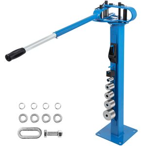 Piegatrice per Metallo YP 38 per Barre Piatte e Quadrate da 1-3 Pollici, 7 Matrici con Supporto da Pavimento, Macchina per Piegatura Profili - Product Image 1
