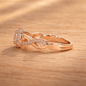IGI Certified Lab Grown Diamond <b>Ring</b> Round Cut Color E Clarity VVS Elegant Solitaire Band <b>Wedding</b> <b>Ring</b> 10k 14k 18k Solid Gold - Product Image 5