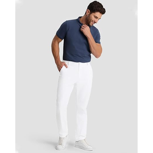 Pantalones de Vestir de Golf para Hombre, Corte Clásico, Tela Elástica, Ligeros, Casuales, con Bolsillos - Product Image 4