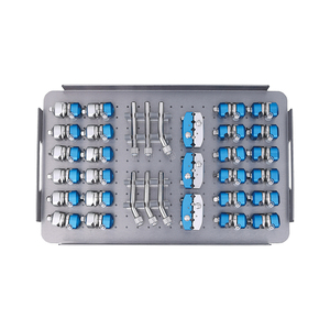 ชุดอุปกรณ์ยึดตรึงกระดูกภายนอกพร้อมตัวเชื่อมแท่งเหล็ก ชุดเครื่องมือผ่าตัด สแตนเลสสตีล มาตรฐานทางการแพทย์ CE ISO - Product Image 1