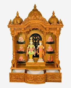 Buy Handicraft Temple with Teak Wood Finish Custom Handicraft Wooden Temple Manufacturer Exporter & Wholesale Supplier For USA - Product Image 6