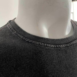 Camisetas de Hombre al por Mayor con Lavado Ácido, Estilo Retro, de Algodón, para Uso Casual, Servicio OEM, Marca Personalizada, Suministro Directo de Fábrica - Product Image 5