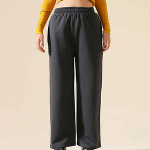 Pantalon Baggy Grande Taille Femme en Coton Décontracté Style Urbain Nouvelle Collection Respirant avec Cordon de Serrage Vente Chaude OEM - Product Image 6