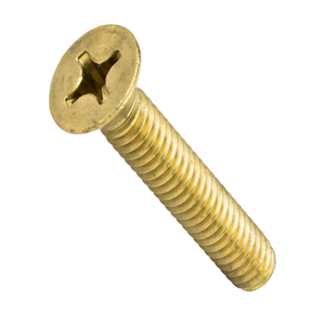 High Quality Brass Countersunk <b>Screws</b>, <b>Flat</b> Head CSK Fasteners, Durable and Corrosion-Resistant for Furniture and Hardware Use - Product Image 3