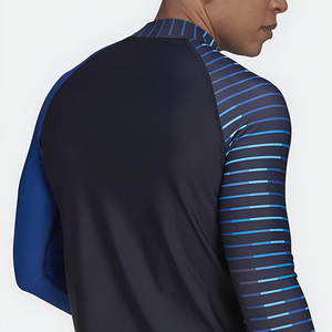 ผู้ผลิตจัดหาเสื้อ Rash Guard แบบกำหนดเอง Fly Humble SPORTSWEAR ผลิตจากโพลีเอสเตอร์/คอตตอน เนื้อผ้านุ่มพิเศษ แห้งเร็ว ระบายอากาศได้ดี - Product Image 5