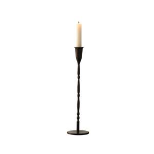 Creative Iron Candle Stands Set Of 2 Modern Textured <b>Brass</b> Finish Taper Candle <b>Holders</b> <b>Candlestick</b> For Indoor Lighting Accessory - Product Image 2