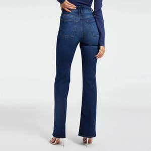 Pantalon cargo en jean personnalisé pour femme, 100 % polyester, taille haute, respirant, décontracté, peint, OEM ODM, vente en gros, qualité supérieure - Product Image 2