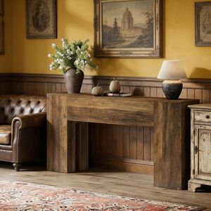 Consolle in Legno Robusto per Divano e Corridoio - Categoria Prodotti: Consolle - Product Image 1